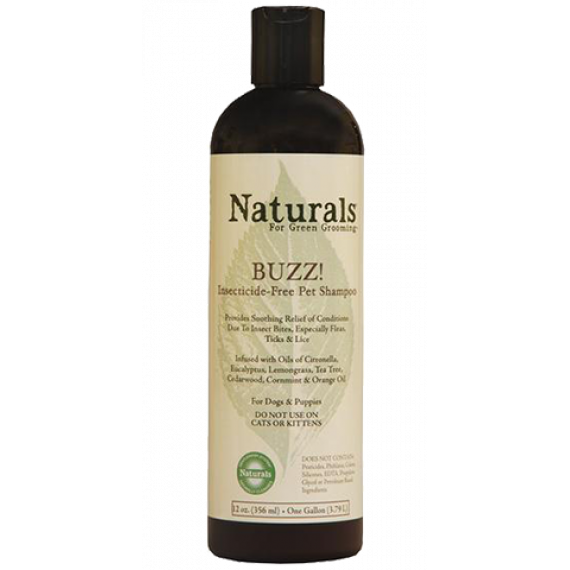 Naturals - Natural (Flee!) Buzz! Shampoo 天然殺蚤潔毛露) - 12oz / 1gal